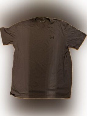 Under Armour Black Short Sleeve Tech Tee with Logo